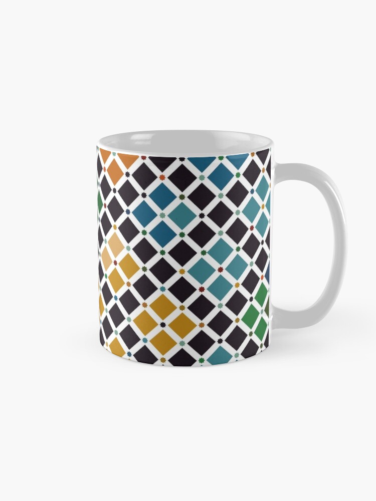 Thumbnail 5 of 6, Coffee Mug, Alhambra tile wall designed and sold by may-ray.