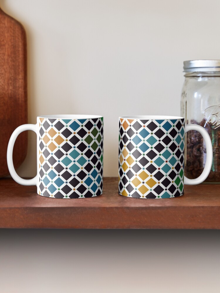 Thumbnail 2 of 6, Coffee Mug, Alhambra tile wall designed and sold by may-ray.