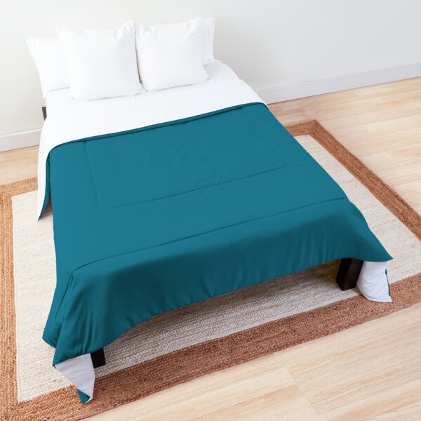 Teal Tropical Ocean Blue Green Comforter By Podartist Redbubble