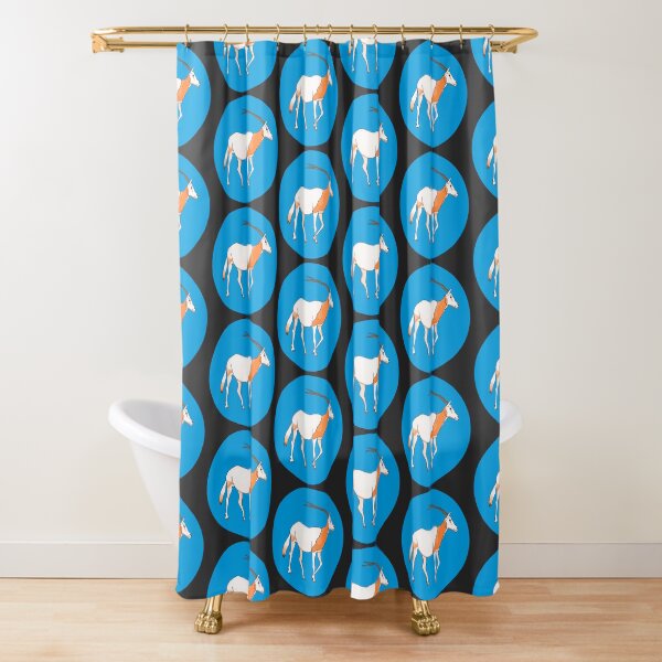 Scimitar-Horned Oryx Shower Curtain
