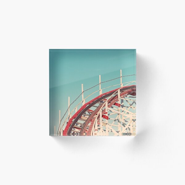 Coast - Roller Coaster Ride Acrylic Block