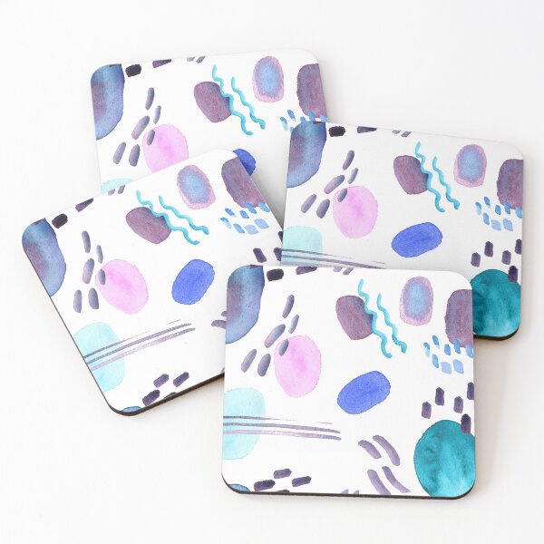 Blue Serenity Coasters (Set of 4)