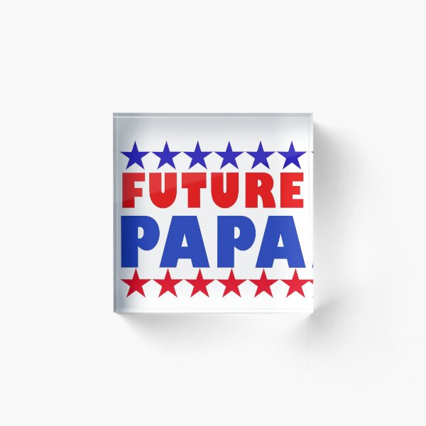 FUTURE PAPA Acrylic Block