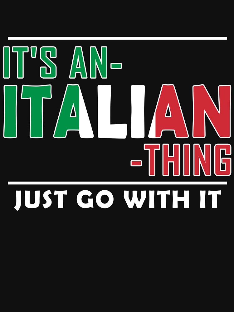 "Italien italienische Flagge Spruch Geschenk" TShirt von DesignArts