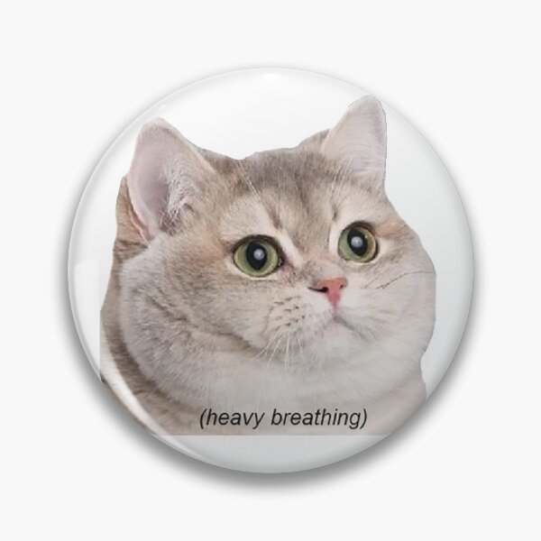 Item preview, Heavy Breathing Cat designed and sold by Meme Economy.
