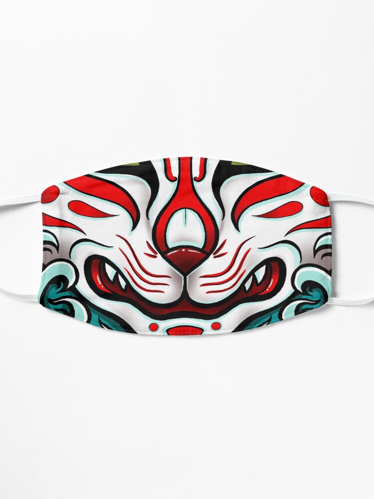 Alternate view of Kitsune Face Mask