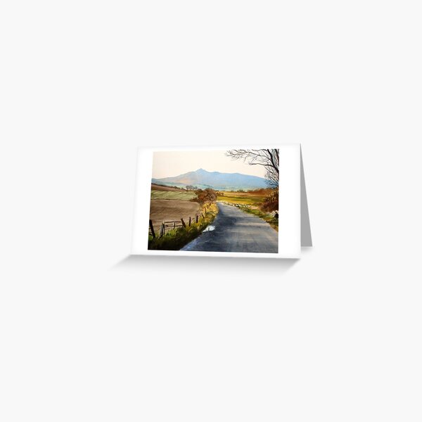 Bennachie from Keithhall Greeting Card