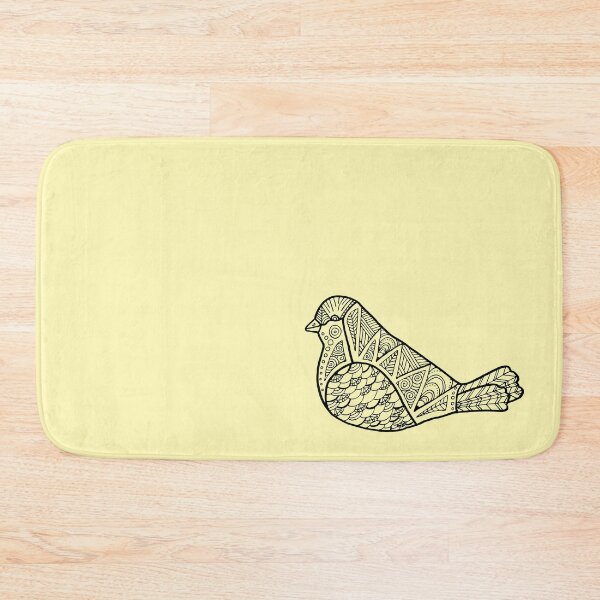 Item preview, Color Me Bird : Black on Yellow designed and sold by Janelle Wourms.