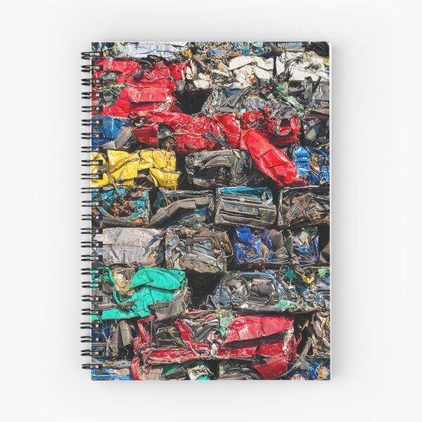 Item preview, Colorful Scrap Cars on Junkyard designed and sold by mhfoto.