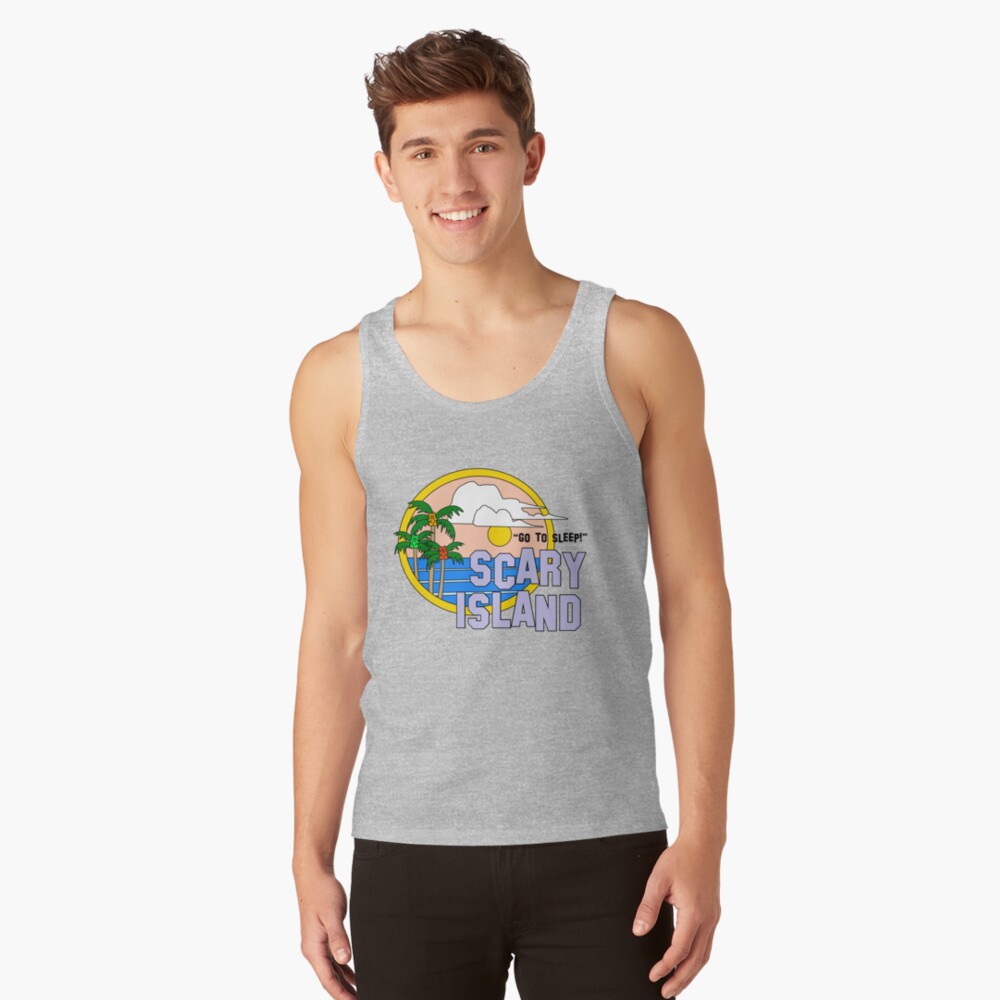 Greetings From Scary Island - The Peach Fuzz Tank Top