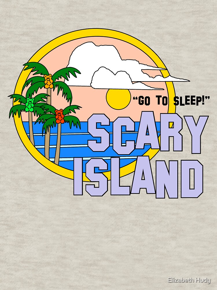 Thumbnail 7 of 7, Classic T-Shirt, Greetings From Scary Island - The Peach Fuzz designed and sold by elizabethhudy.