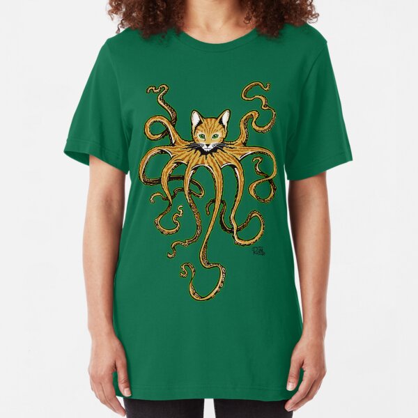 OctoKitty / Cathulhu Slim Fit T-Shirt
