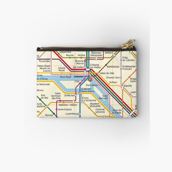 Item preview, Paris METRO Map designed and sold by ROBOTFACE T-Shirts.