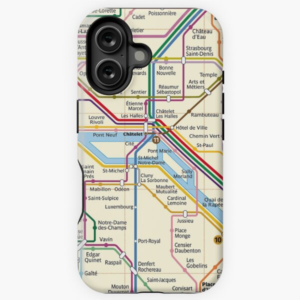 Item preview, Paris METRO Map designed and sold by ROBOTFACE T-Shirts.