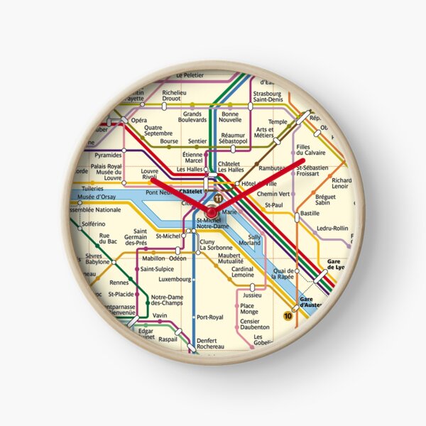 Item preview, Paris METRO Map designed and sold by ROBOTFACE .