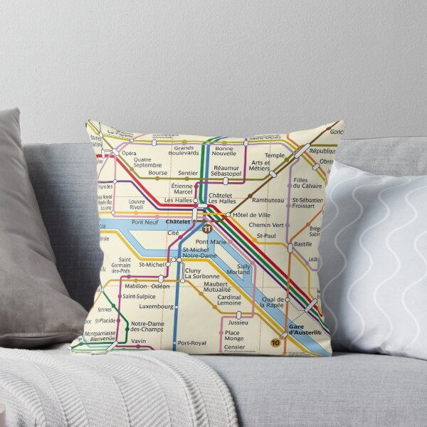 Item preview, Paris METRO Map designed and sold by ROBOTFACE .
