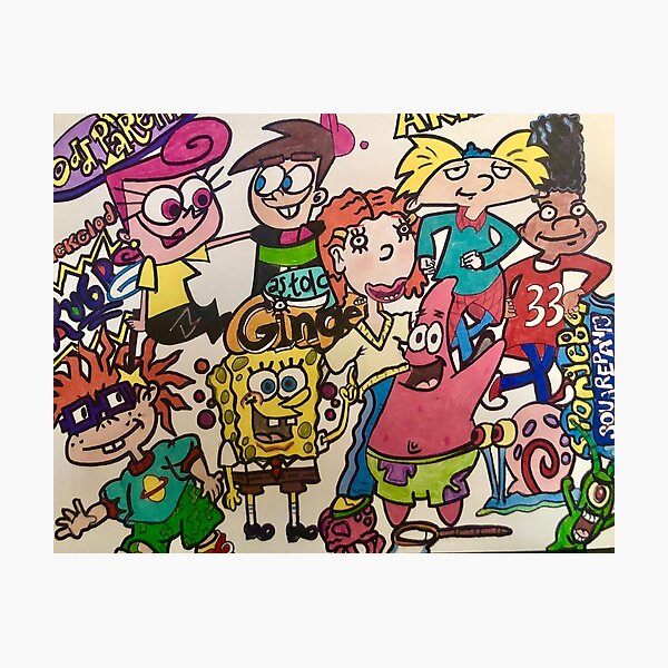 Cartoons Photographic Print