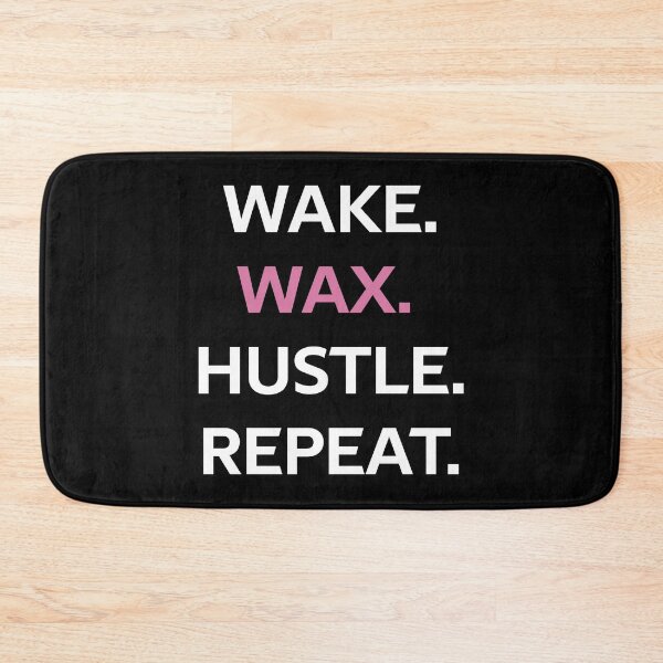 Item preview, Womens Wake Wax Hustle Repeat Esthetician Waxing Quote V-Neck print designed and sold by jakehughes2015.