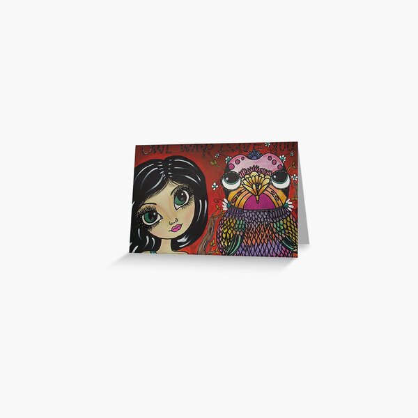 BIG EYED ART Greeting Card