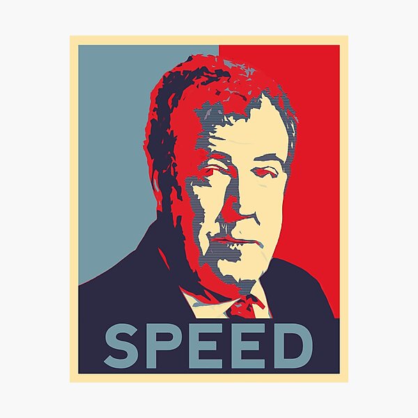 Jeremy Clarkson - Speed Photographic Print