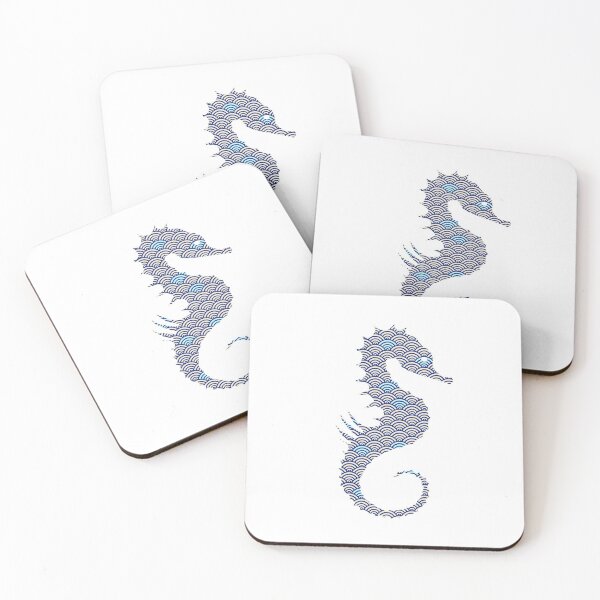 Item preview, Seigaiha Seahorse designed and sold by drastic77.
