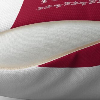Alternate view of The Word Home Red and White Throw Pillow