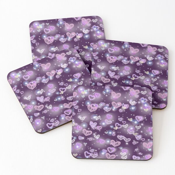 Item preview, Purple shining heart pattern. designed and sold by M-Osamah.
