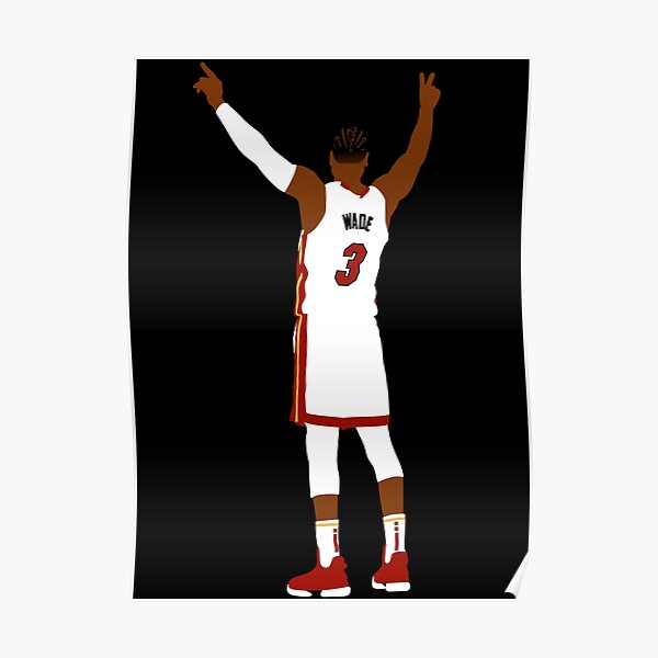 Dwayne Wade Miami Heat vice city Poster for Sale by Max9669