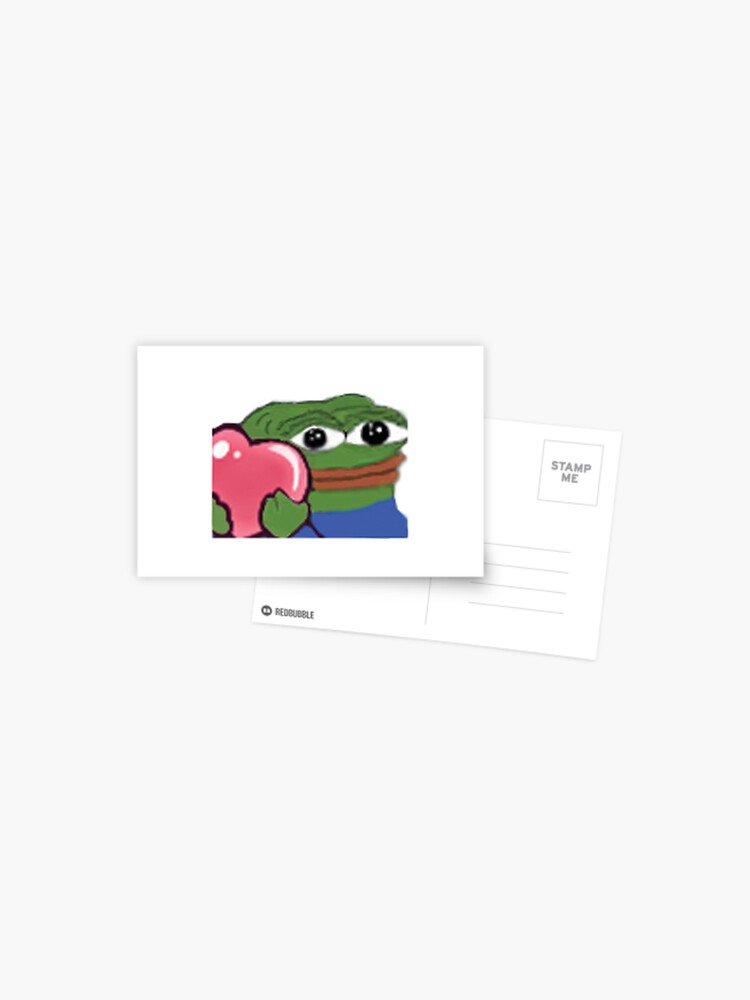 Peepolove Twitch Emote Postcard By Mash701 Redbubble