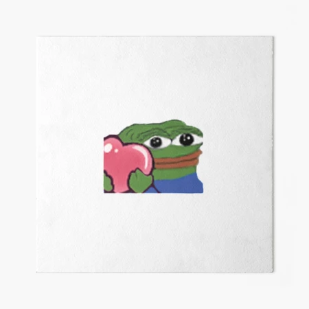 Pepega in HD Twitch Emote  Art Board Print for Sale by Reboot