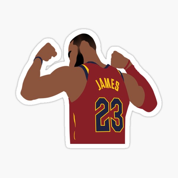 Lebron Lakers 23 Sticker for Sale by bulldog2171