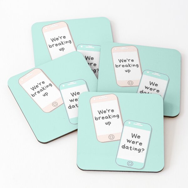 Item preview, "We're breaking up." "We were dating?" Funny teenager designed and sold by Teacher PRIDE.