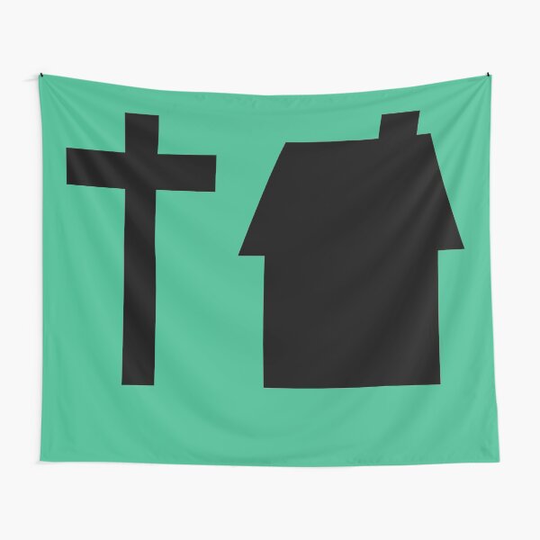 Tyson House Logo - Black Tapestry