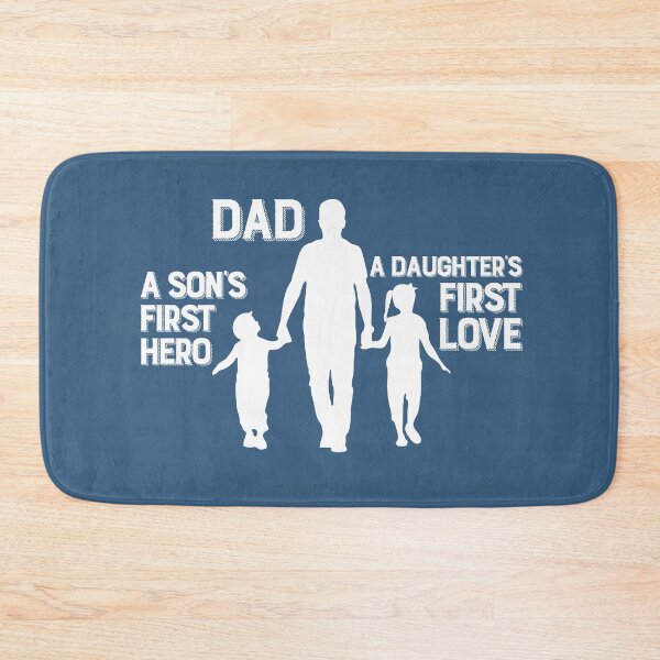 Item preview, Dad Son's First Hero Daughter's First Love Fathers Day Gift  designed and sold by alenaz.