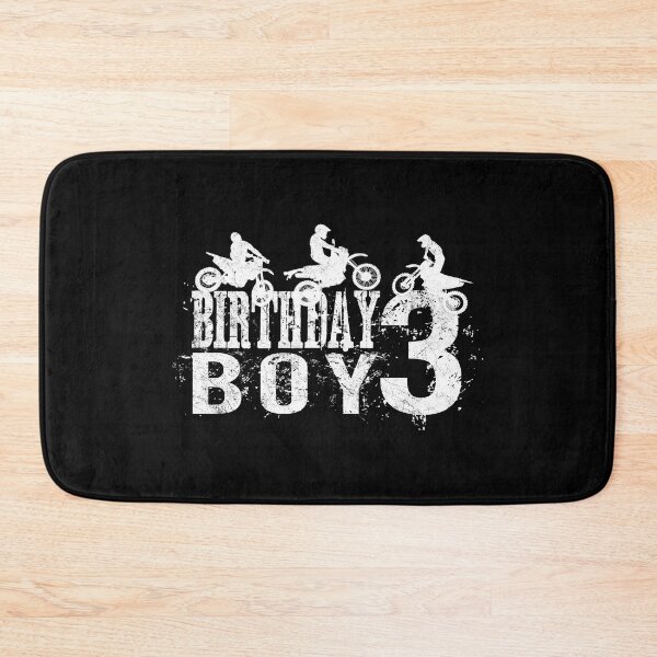 Item preview, Dirt Bike Birthday Boy 3 Years Old 3rd B-day Boys Party design designed and sold by Grabitees.