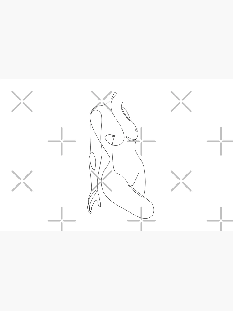 Thumbnail 4 of 4, Zipper Pouch, Single Nude designed and sold by ExplicitDesign.