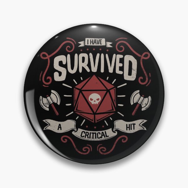 Item preview, Critical hit survivor designed and sold by Typhoonic.