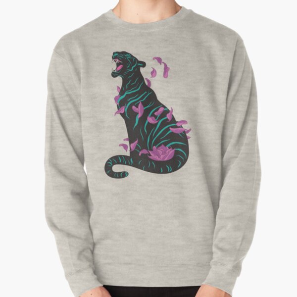 Black tiger Pullover Sweatshirt