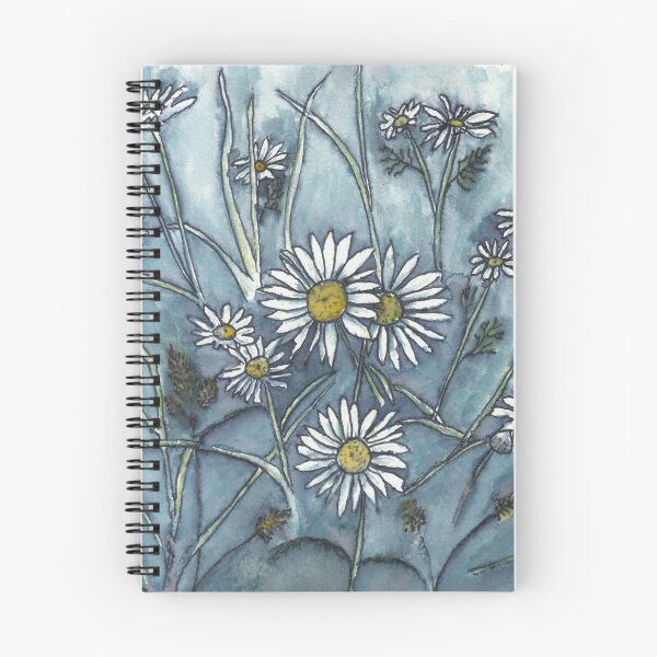 Item preview, Wild Daisies in Ink and Watercolor designed and sold by The Elderberry Blossom.