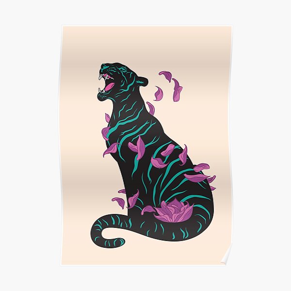 Black tiger Poster