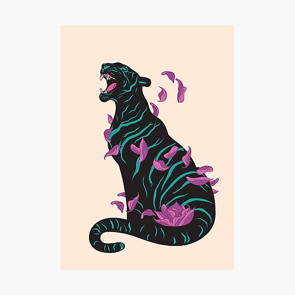 Item preview, Black tiger designed and sold by Roland Bánrévi.