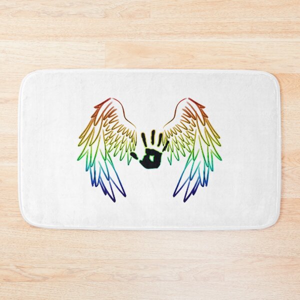 Item preview, Supernatural: Rainbow Angel Wings With Handprint designed and sold by Aryn-Singer.