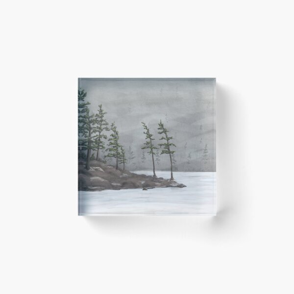 Item preview, Winter Lake designed and sold by TwoMenAndACanoe.