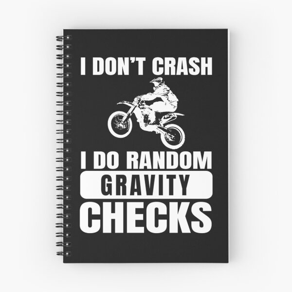 Item preview, Dirt Bike Motocross - I Do Random Gravity Checks  designed and sold by EstelleStar.