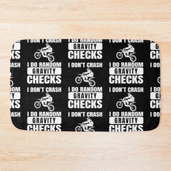 Item preview, Dirt Bike Motocross - I Do Random Gravity Checks  designed and sold by EstelleStar.