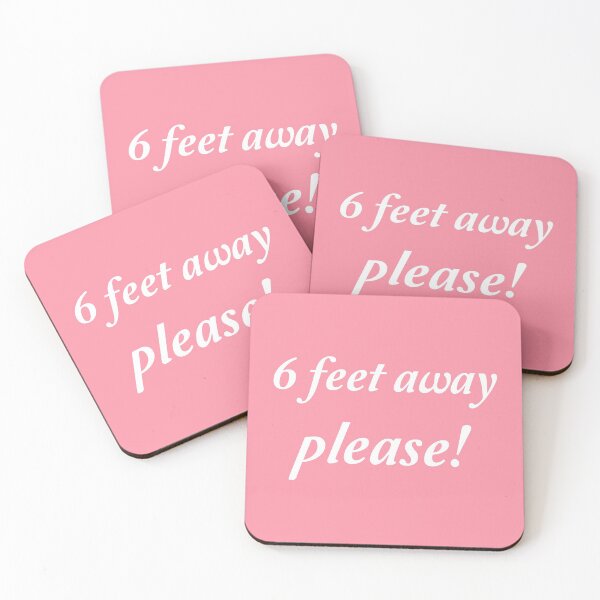 Item preview, Six Feet Away, Please! designed and sold by Meme Economy.