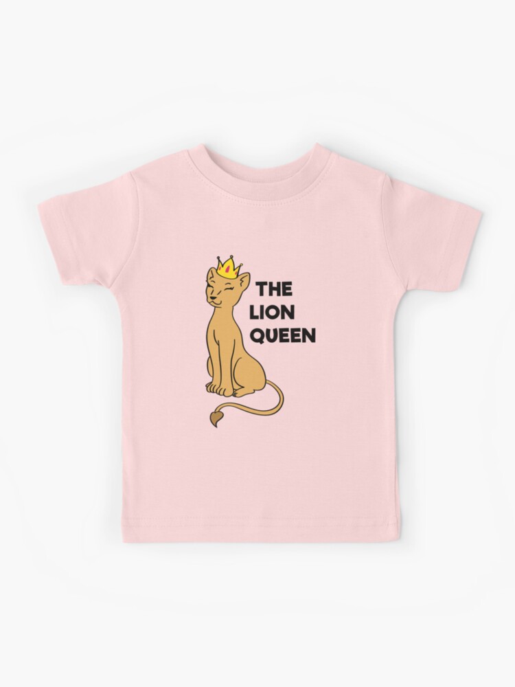 Camiseta para niños con la obra «La reina leona la reina leona