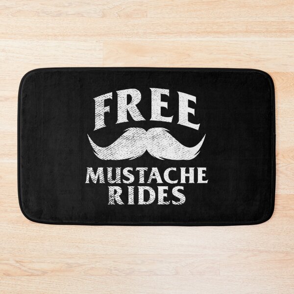 Item preview, Free Mustache Rides Funny Facial Hair Humor Gift designed and sold by haselshirt.