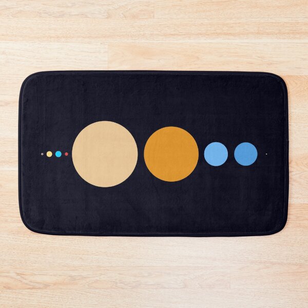 Item preview, Planets To Scale designed and sold by jezkemp.