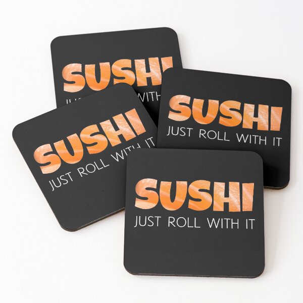 Item preview, Sushi - Just Roll with it - Funny Yummy Design designed and sold by ArticaDesign.
